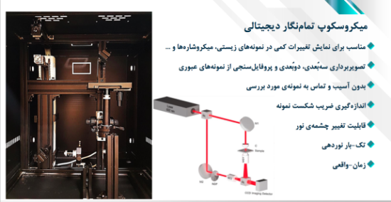 تصویر  میکروسکوپی تمام نگاری دیجیتالی