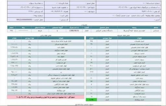 تصویر  نرم افزار سیستم نقلیه