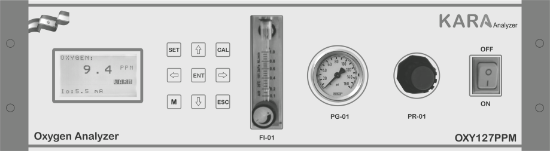 تصویر  آنالایزر اکسیژنOXY127PPM